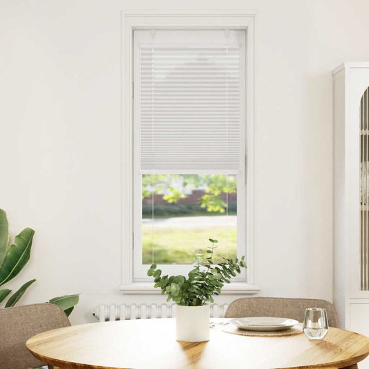 vidaXL Pleated Blind Light Grey 45x150cm Fabric Width 44.4cm Polyester