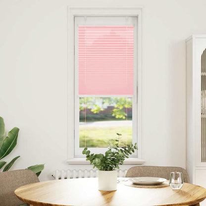 vidaXL Pleated Blind Pink 50x100 cm Fabric Width 49,4 cm Polyester