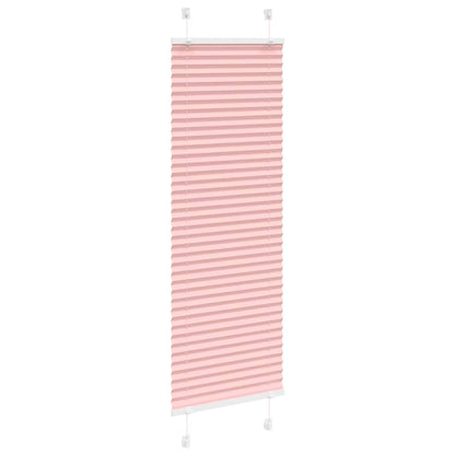 vidaXL Pleated Blind Pink 50x150 cm Fabric Width 49,4 cm Polyester