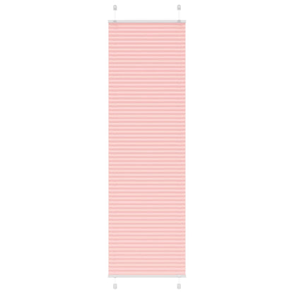 vidaXL Pleated Blind Pink 60x200 cm Fabric Width 59,4 cm Polyester