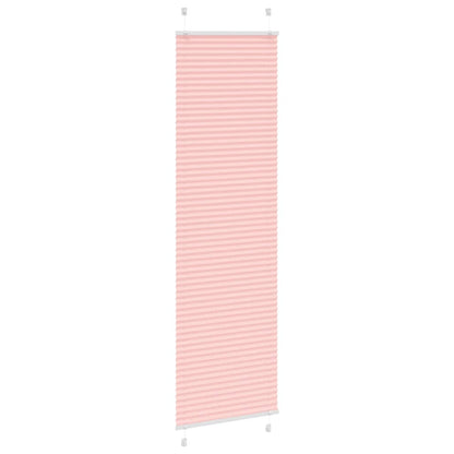 vidaXL Pleated Blind Pink 60x200 cm Fabric Width 59,4 cm Polyester