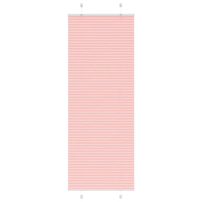vidaXL Pleated Blind Pink 70x200 cm Fabric Width 69,4 cm Polyester