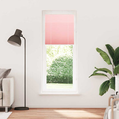 vidaXL Pleated Blind Pink 80x200 cm Fabric Width 79.4 cm Polyester