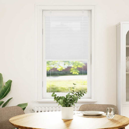 vidaXL Pleated Blind White 60x150 cm Fabric Width 59,4 cm Polyester