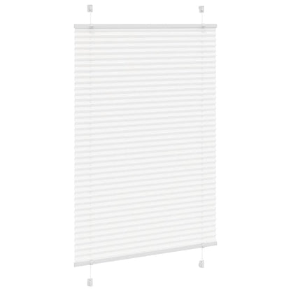 vidaXL Pleated Blind White 90x150 cm Fabric Width 89.4 cm Polyester