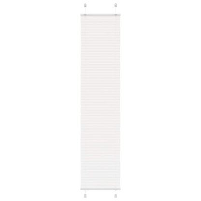 vidaXL Pleated Blind White 45x200 cm Fabric Width 44,4 cm Polyester