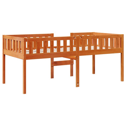 vidaXL Children's Bed without Mattress Wax Brown 80x200 cm Solid Wood Pine