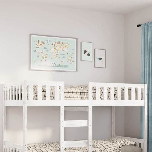 vidaXL Children's Bed without Mattress White 90x190 cm Solid Wood Pine