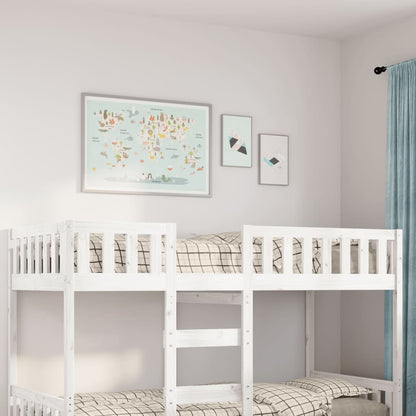 vidaXL Children's Bed without Mattress White 90x190 cm Solid Wood Pine
