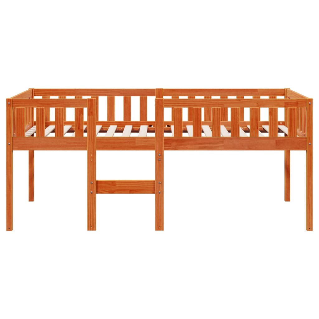 vidaXL Children's Bed without Mattress Wax Brown 90x190 cm Solid Wood Pine