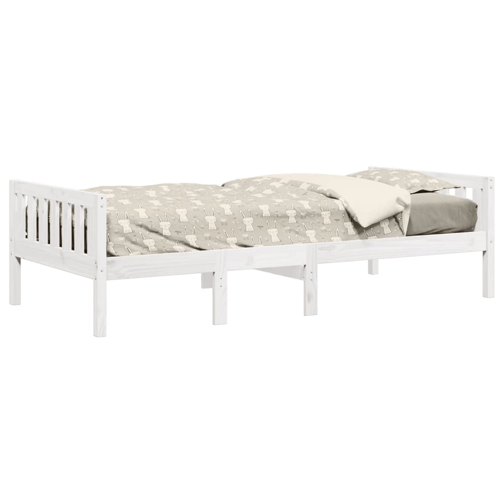 vidaXL Children's Bed without Mattress White 80x200 cm Solid Wood Pine