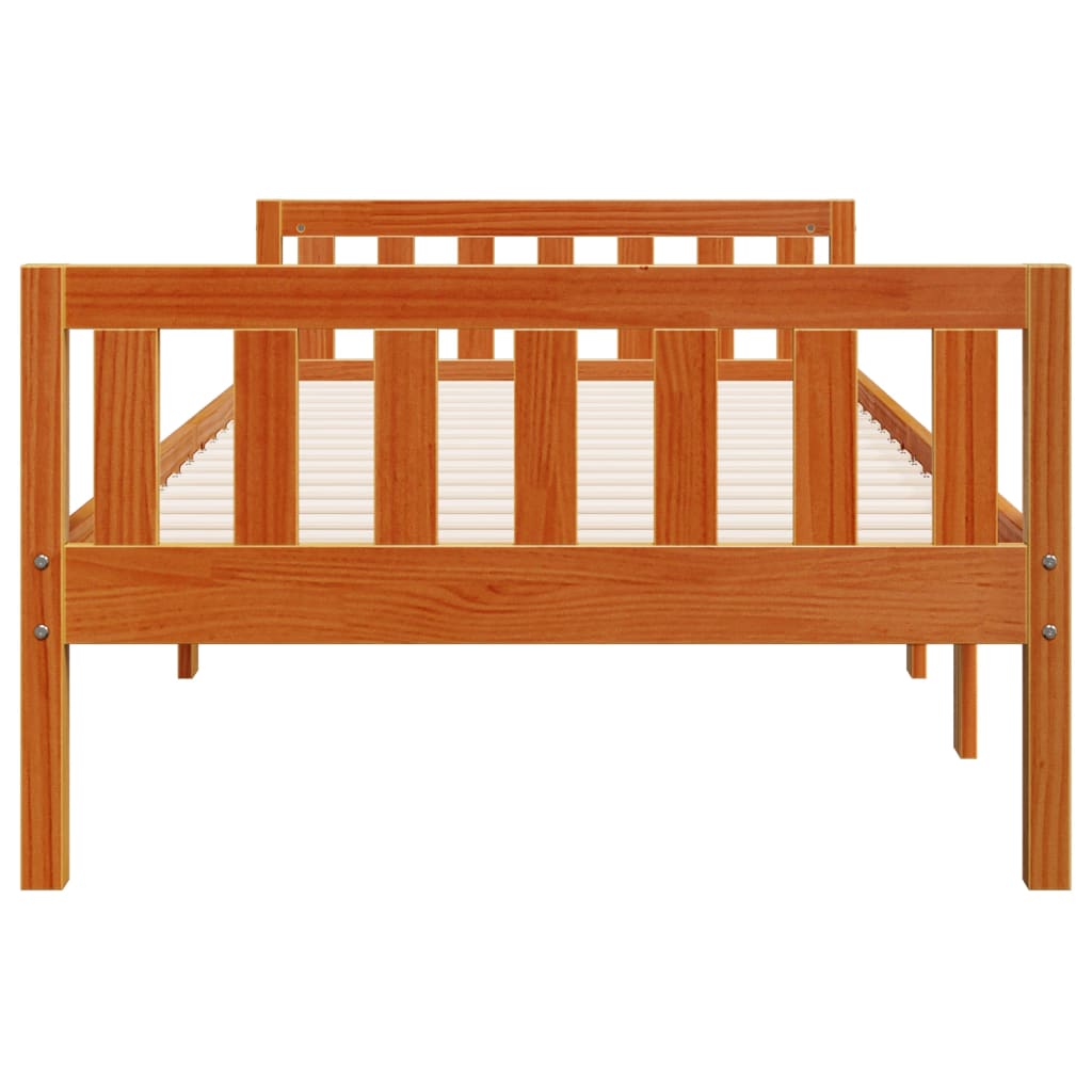 vidaXL Children's Bed without Mattress Wax Brown 80x200 cm Solid Wood Pine