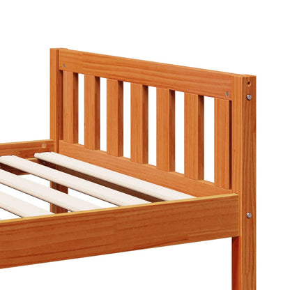 vidaXL Children's Bed without Mattress Wax Brown 80x200 cm Solid Wood Pine