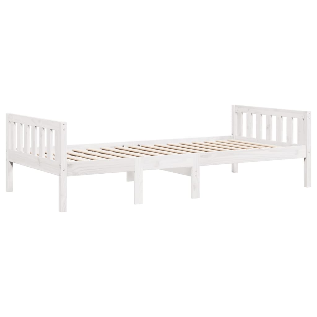 vidaXL Children's Bed without Mattress White 90x190 cm Solid Wood Pine