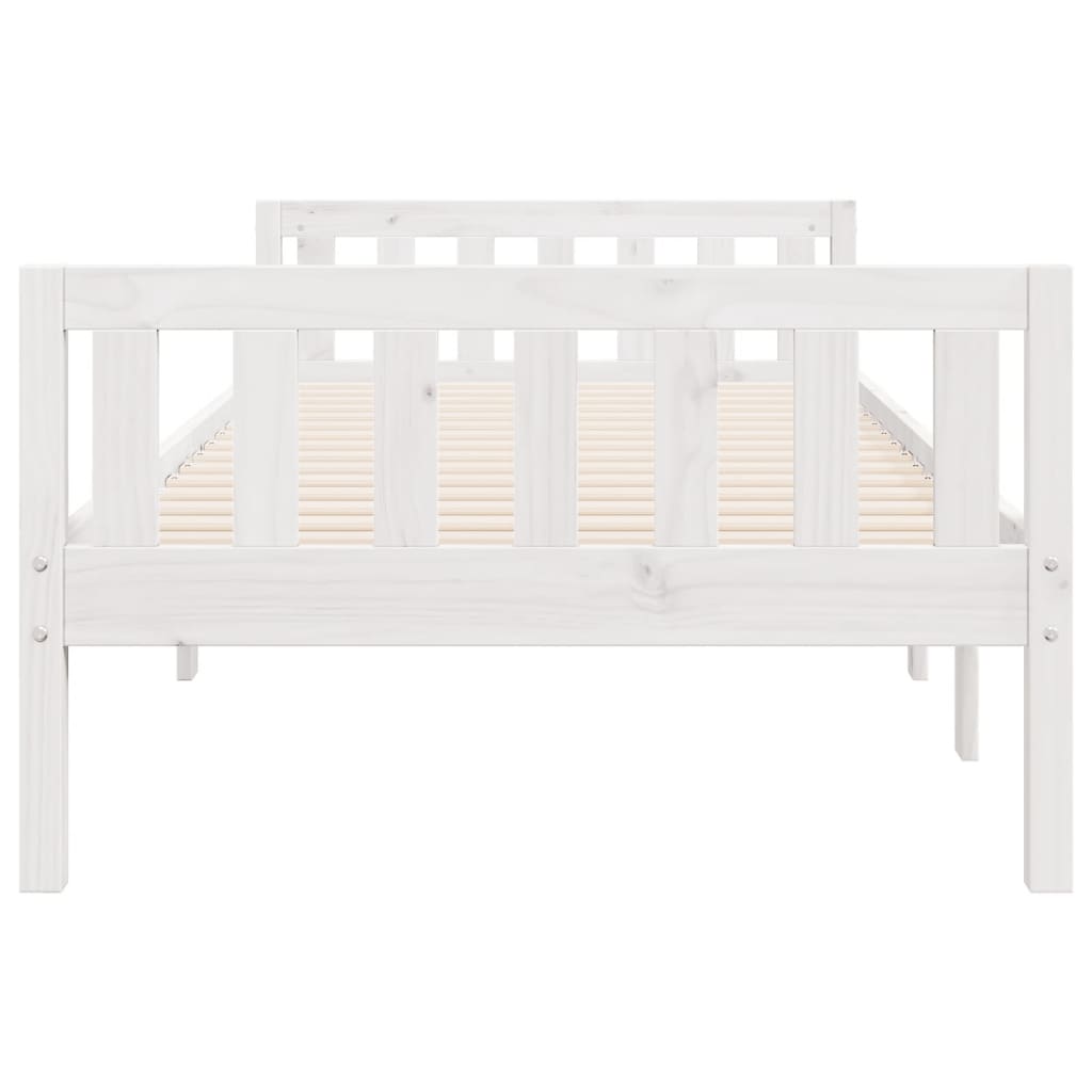vidaXL Children's Bed without Mattress White 90x190 cm Solid Wood Pine
