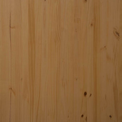 vidaXL Rolling Cabinet with Desk MOSS Honey Brown Solid Wood Pine