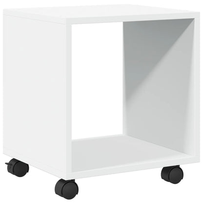 vidaXL Rolling Cabinet White 37x33x42,5 cm Engineered Wood