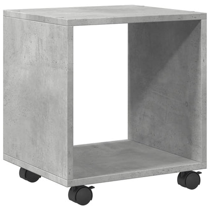 vidaXL Rolling Cabinet Concrete Grey 37x33x42,5 cm Engineered Wood