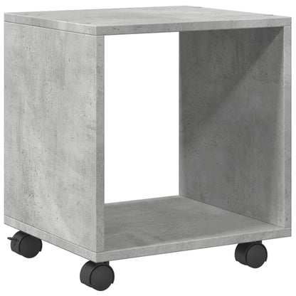 vidaXL Rolling Cabinet Concrete Grey 37x33x42,5 cm Engineered Wood
