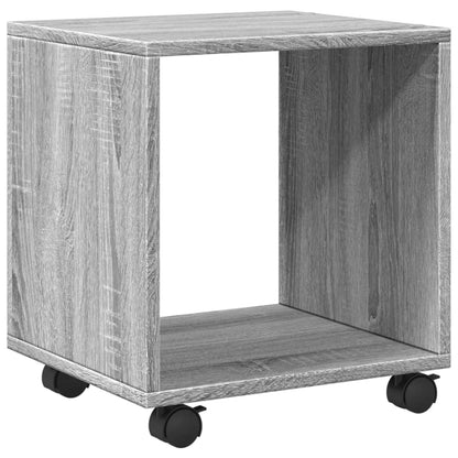 vidaXL Rolling Cabinet Grey Sonoma 37x33x42,5 cm Engineered Wood