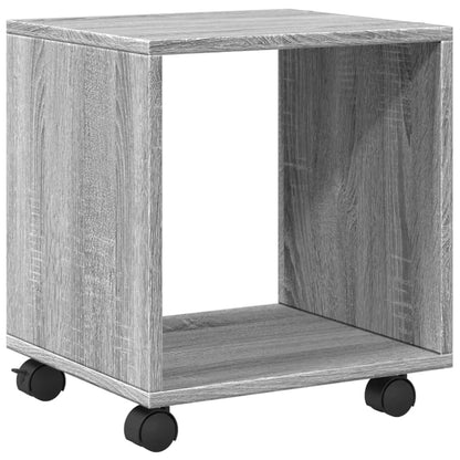 vidaXL Rolling Cabinet Grey Sonoma 37x33x42,5 cm Engineered Wood