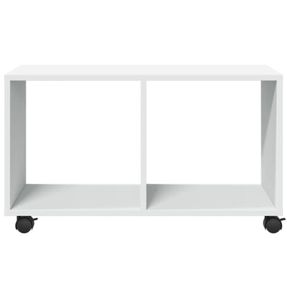 vidaXL Rolling Cabinet White 72x33x42,5 cm Engineered Wood