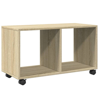 vidaXL Rolling Cabinet Sonoma Oak 72x33x42,5 cm Engineered Wood