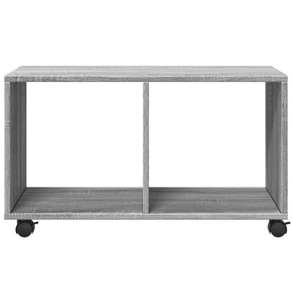 vidaXL Rolling Cabinet Grey Sonoma 72x33x42,5 cm Engineered Wood