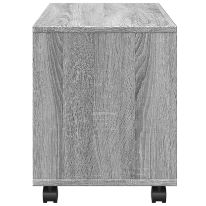 vidaXL Rolling Cabinet Grey Sonoma 72x33x42,5 cm Engineered Wood