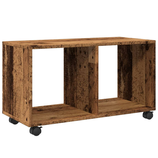 vidaXL Rolling Cabinet Old Wood 72x33x42,5 cm Engineered Wood