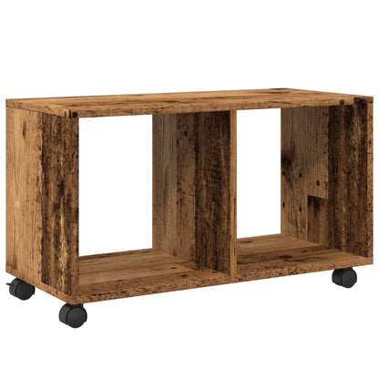 vidaXL Rolling Cabinet Old Wood 72x33x42,5 cm Engineered Wood