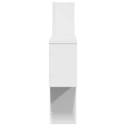 vidaXL Wall Shelf White 100x15x70 cm Engineered Wood