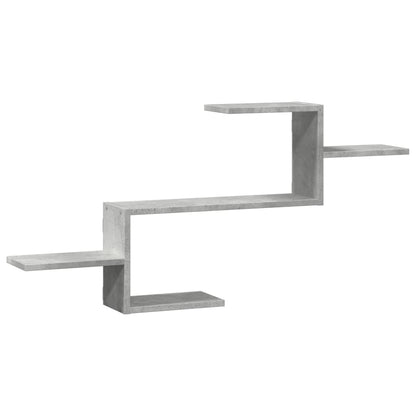 vidaXL Wall Shelf Concrete Grey 104x15x49 cm Engineered Wood
