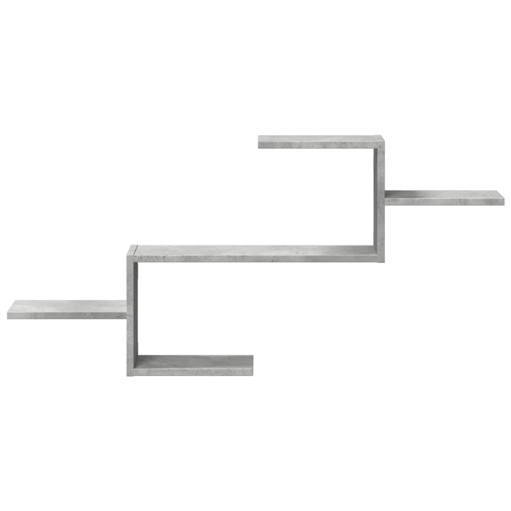vidaXL Wall Shelf Concrete Grey 104x15x49 cm Engineered Wood