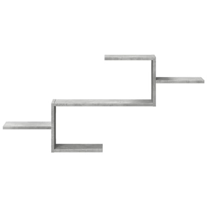 vidaXL Wall Shelf Concrete Grey 104x15x49 cm Engineered Wood