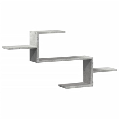 vidaXL Wall Shelf Concrete Grey 104x15x49 cm Engineered Wood