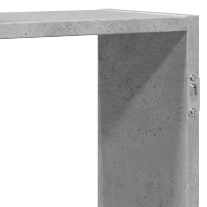 vidaXL Wall Shelf Concrete Grey 159x18x65 cm Engineered Wood