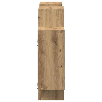 vidaXL Wall Shelf Artisian Oak 159x18x65 cm Engineered Wood