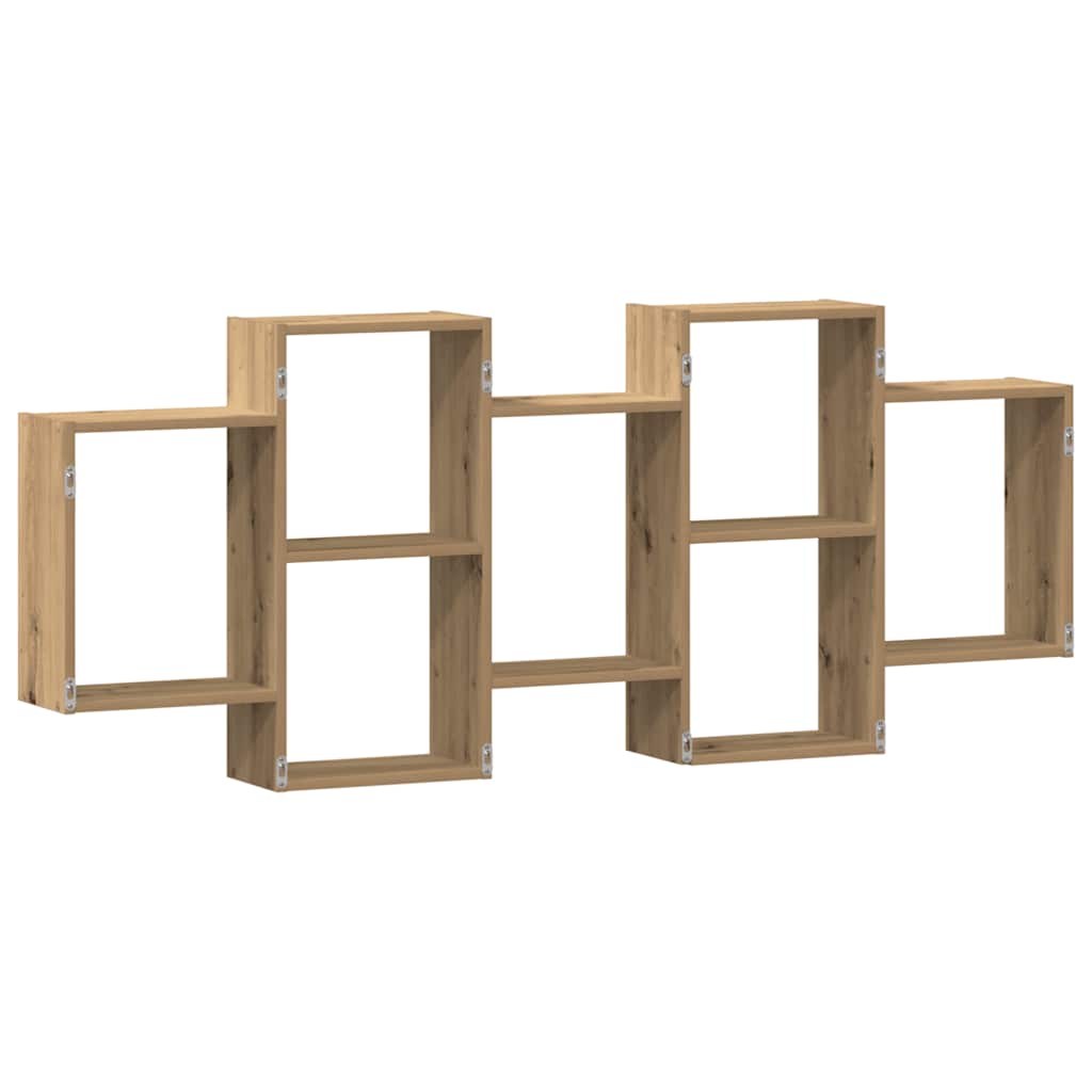 vidaXL Wall Shelf Artisian Oak 159x18x65 cm Engineered Wood