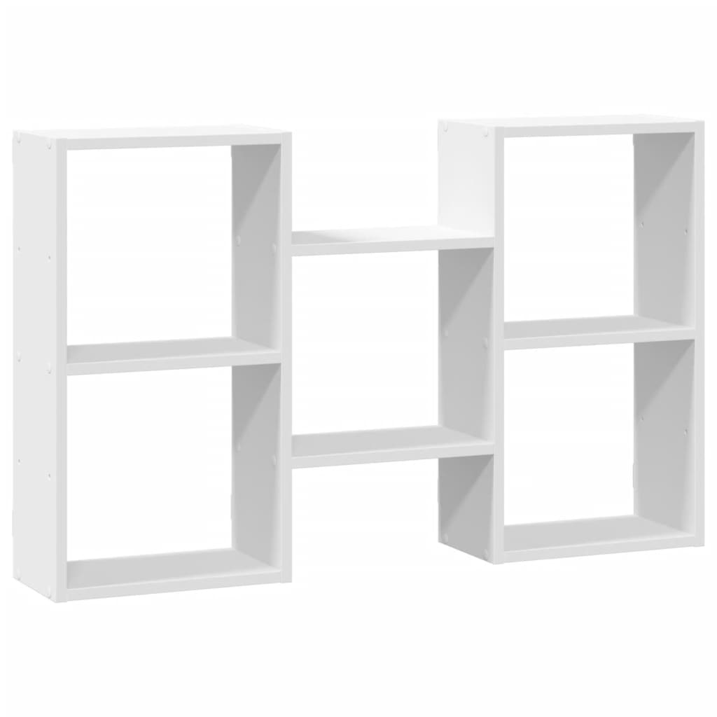 vidaXL Wall Shelf White 96x18x60 cm Engineered Wood
