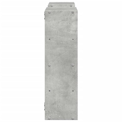 vidaXL Wall Shelf Concrete Grey 96x18x60 cm Engineered Wood