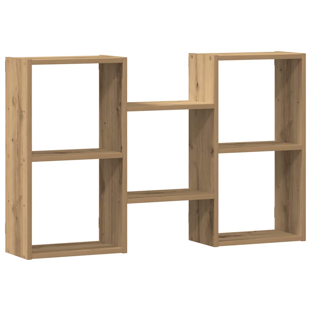 vidaXL Wall Shelf Artisian Oak 96x18x60 cm Engineered Wood