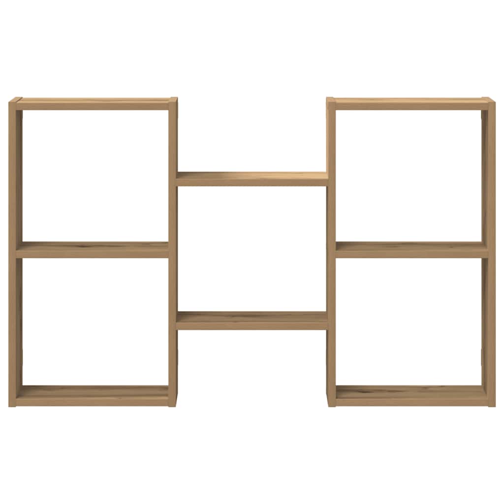 vidaXL Wall Shelf Artisian Oak 96x18x60 cm Engineered Wood