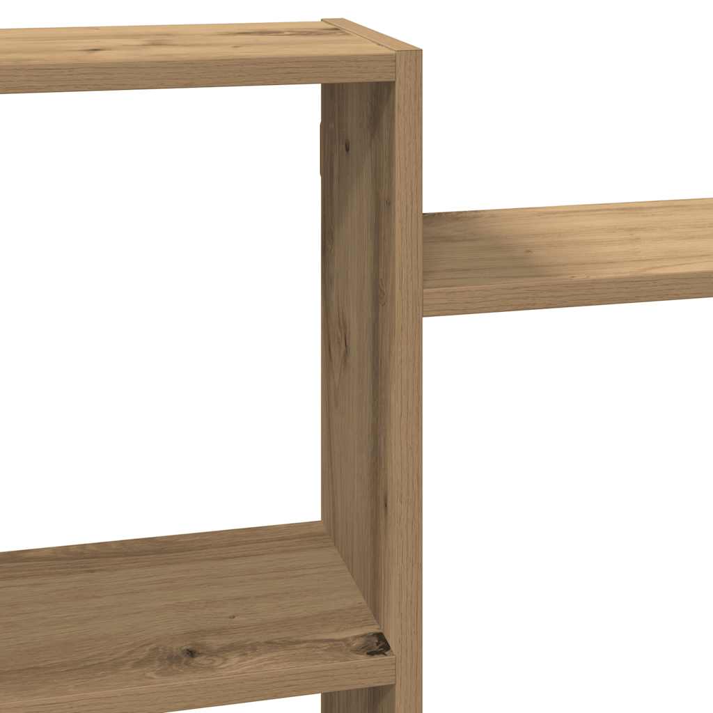 vidaXL Wall Shelf Artisian Oak 96x18x60 cm Engineered Wood