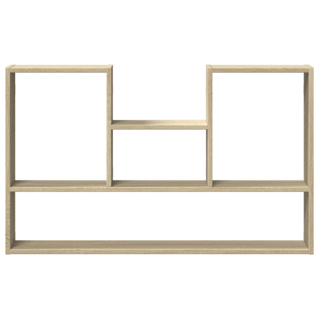 vidaXL Wall Shelf Sonoma Oak 99x15x60 cm Engineered Wood