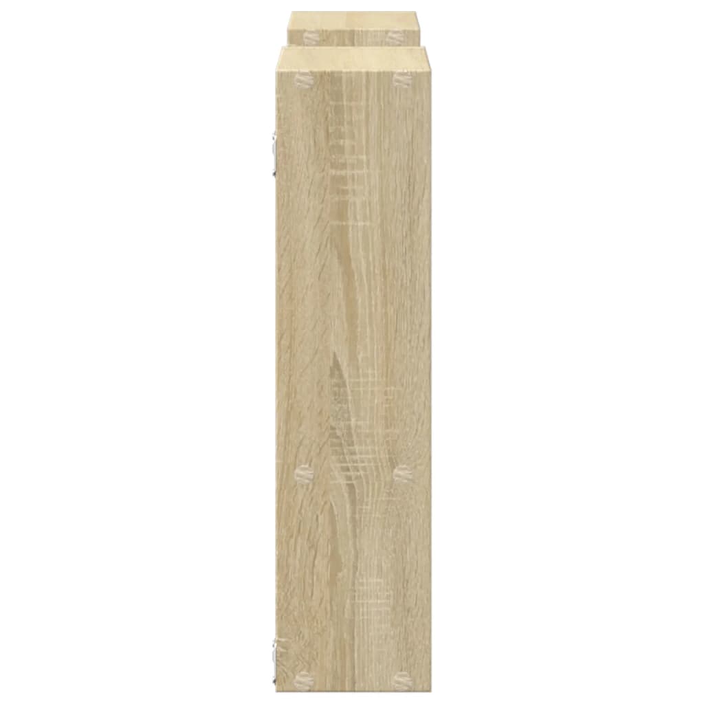 vidaXL Wall Shelf Sonoma Oak 99x15x60 cm Engineered Wood