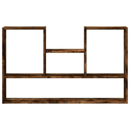 vidaXL Wall Shelf Smoked Oak 99x15x60 cm Engineered Wood