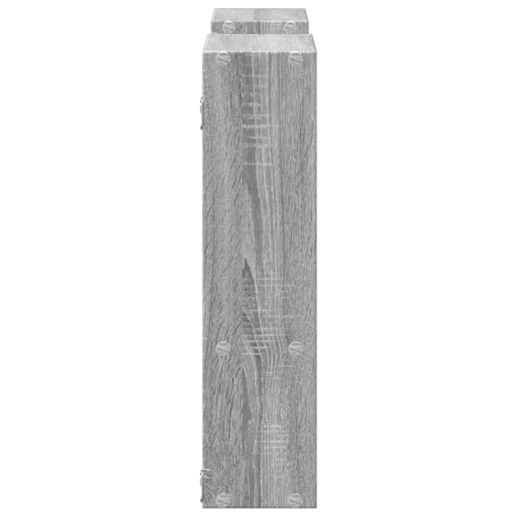 vidaXL Wall Shelf Grey Sonoma 99x15x60 cm Engineered Wood