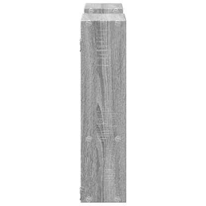 vidaXL Wall Shelf Grey Sonoma 99x15x60 cm Engineered Wood