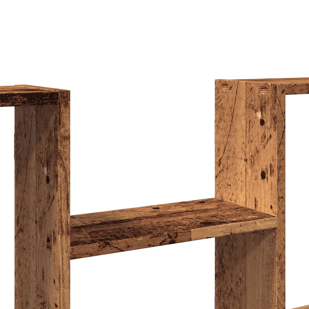 vidaXL Wall Shelf Old Wood 99x15x60 cm Engineered Wood
